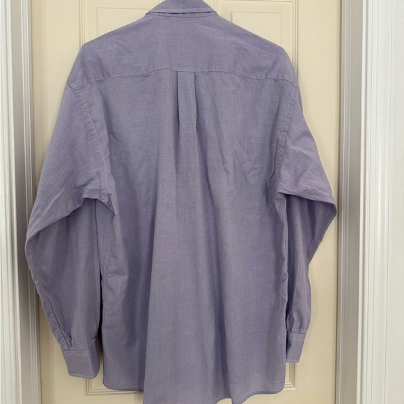 Burberry Men's Purple Button-Down Dress Shirt Size Large EUC - Picture 5 of 9